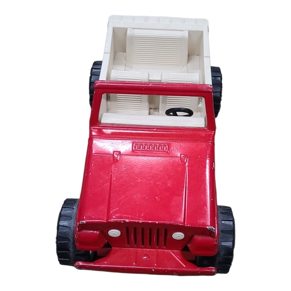 Vintage TONKA RED METAL JEEPSTER 1970's - Picture 3 of 11